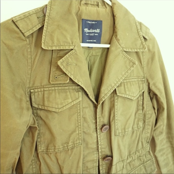 Madewell Outbound Army Utility Jacket in Olive XS - Picture 2 of 7